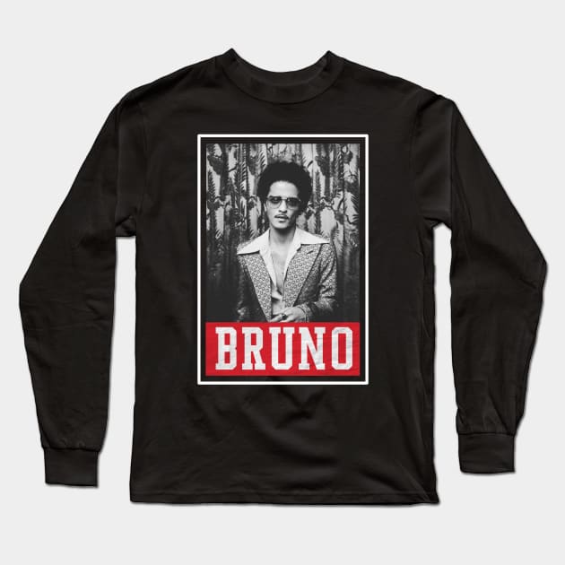 bruno mars Long Sleeve T-Shirt by one way imagination